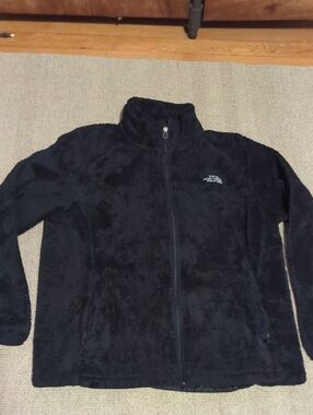 Women's The North Face Black Osito Fleece Jacket Size XL